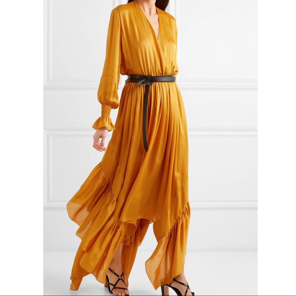 Arje Saffron Indria Silk Dress